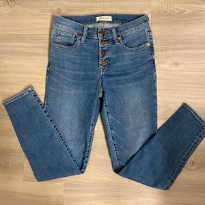 Madewell 9” Skinny Crop Jeans
